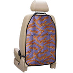 Purple Bacon Pattern Print Car Seat Organizers