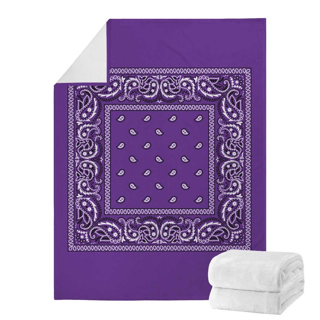 Purple Bandana Blanket