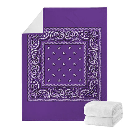 Purple Bandana Blanket