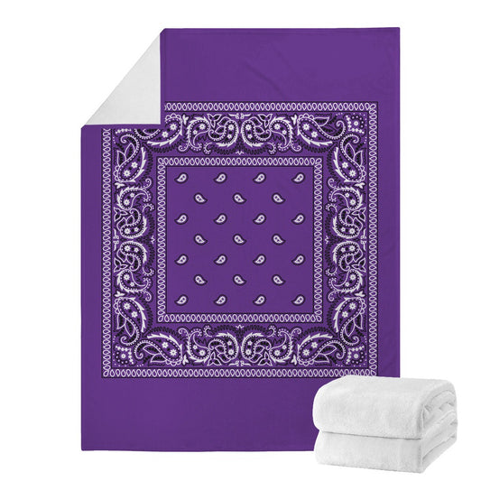 Purple Bandana Blanket