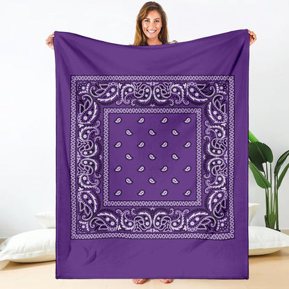 Purple Bandana Blanket