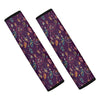 Purple Bohemian Dream Catcher Print Car Seat Belt Covers