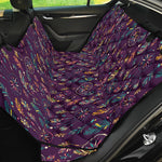 Purple Bohemian Dream Catcher Print Pet Car Back Seat Cover