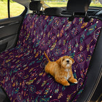 Purple Bohemian Dream Catcher Print Pet Car Back Seat Cover