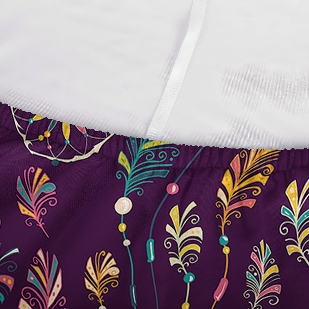 Purple Bohemian Dream Catcher Print Sofa Cover