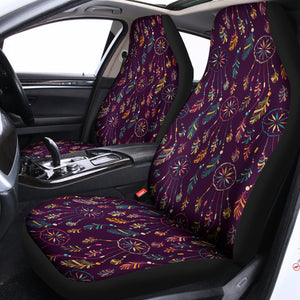 Purple Bohemian Dream Catcher Print Universal Fit Car Seat Covers