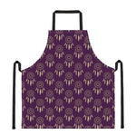 Purple Boho Dream Catcher Pattern Print Apron