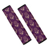 Purple Boho Dream Catcher Pattern Print Car Seat Belt Covers