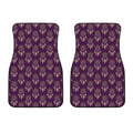 Purple Boho Dream Catcher Pattern Print Front Car Floor Mats