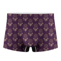 Purple Boho Dream Catcher Pattern Print Men's Boxer Briefs