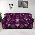 Purple Boho Dream Catcher Pattern Print Sofa Cover