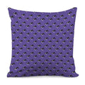 Purple Boston Terrier Pattern Print Pillow Cover