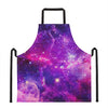 Purple Bursting Galaxy Space Print Apron