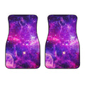 Purple Bursting Galaxy Space Print Front Car Floor Mats
