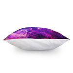 Purple Bursting Galaxy Space Print Pillow Cover