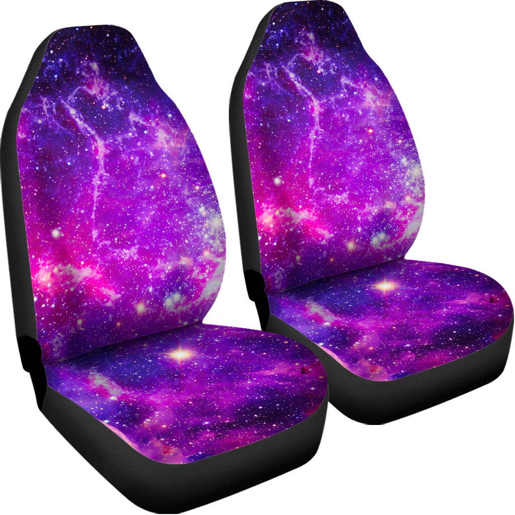 Purple Bursting Galaxy Space Print Universal Fit Car Seat Covers