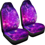 Purple Bursting Galaxy Space Print Universal Fit Car Seat Covers