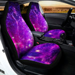 Purple Bursting Galaxy Space Print Universal Fit Car Seat Covers