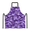 Purple Camouflage Print Apron