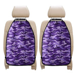 Purple Camouflage Print Car Seat Organizers