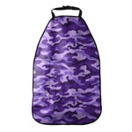 Purple Camouflage Print Car Seat Organizers