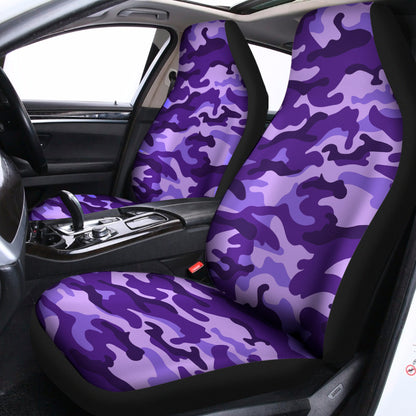 Purple Camouflage Print Universal Fit Car Seat Covers