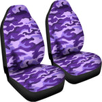 Purple Camouflage Print Universal Fit Car Seat Covers