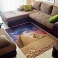 Purple Cloud Pyramid Print Floor Mat