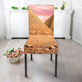 Purple Cloud Pyramid Print Dining Chair Slipcover