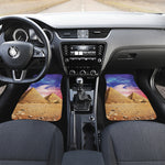 Purple Cloud Pyramid Print Front Car Floor Mats