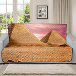 Purple Cloud Pyramid Print Futon Protector