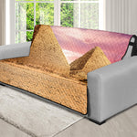 Purple Cloud Pyramid Print Futon Protector