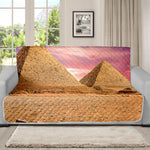 Purple Cloud Pyramid Print Futon Protector