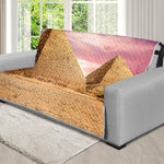 Purple Cloud Pyramid Print Futon Protector