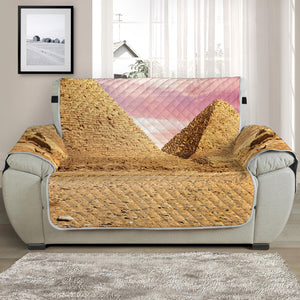 Purple Cloud Pyramid Print Half Sofa Protector