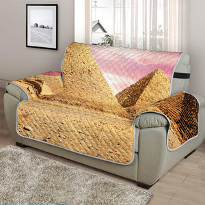 Purple Cloud Pyramid Print Half Sofa Protector