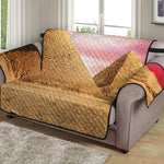 Purple Cloud Pyramid Print Loveseat Protector