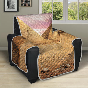 Purple Cloud Pyramid Print Recliner Protector