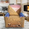 Purple Cloud Pyramid Print Recliner Slipcover