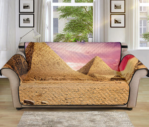 Purple Cloud Pyramid Print Sofa Protector