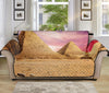 Purple Cloud Pyramid Print Sofa Protector