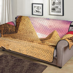 Purple Cloud Pyramid Print Sofa Protector