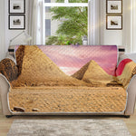 Purple Cloud Pyramid Print Sofa Protector