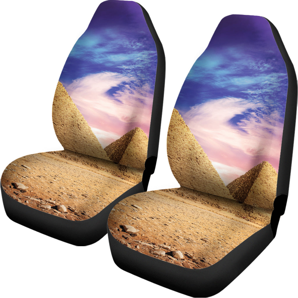 Purple Cloud Pyramid Print Universal Fit Car Seat Covers