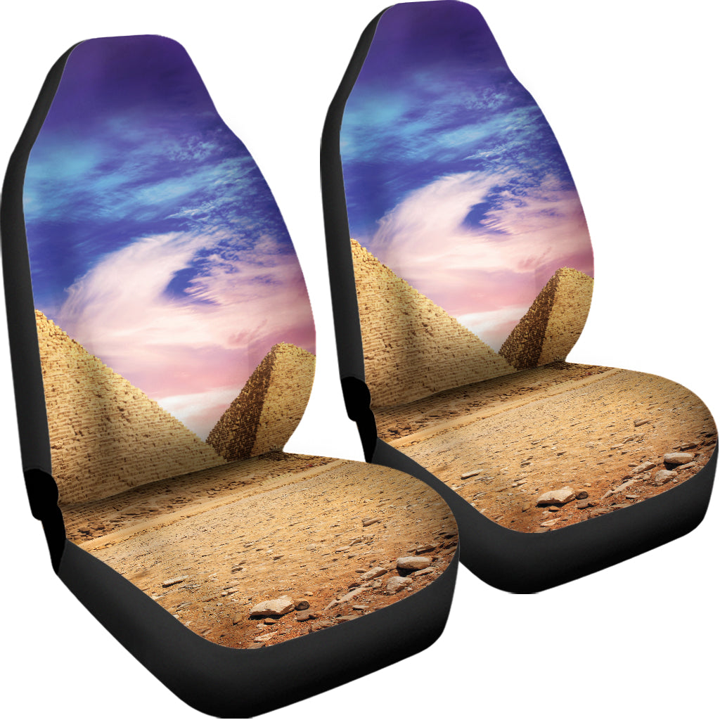 Purple Cloud Pyramid Print Universal Fit Car Seat Covers