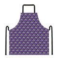 Purple Cow Pattern Print Apron