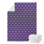Purple Cow Pattern Print Blanket