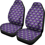 Purple Cow Pattern Print Universal Fit Car Seat Covers