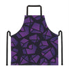 Purple Crystal Cosmic Galaxy Space Print Apron