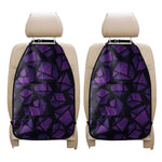 Purple Crystal Cosmic Galaxy Space Print Car Seat Organizers